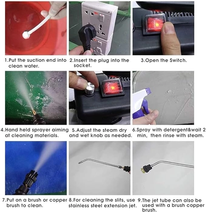 High Pressure Steam Cleaner Machine - 3.5BAR