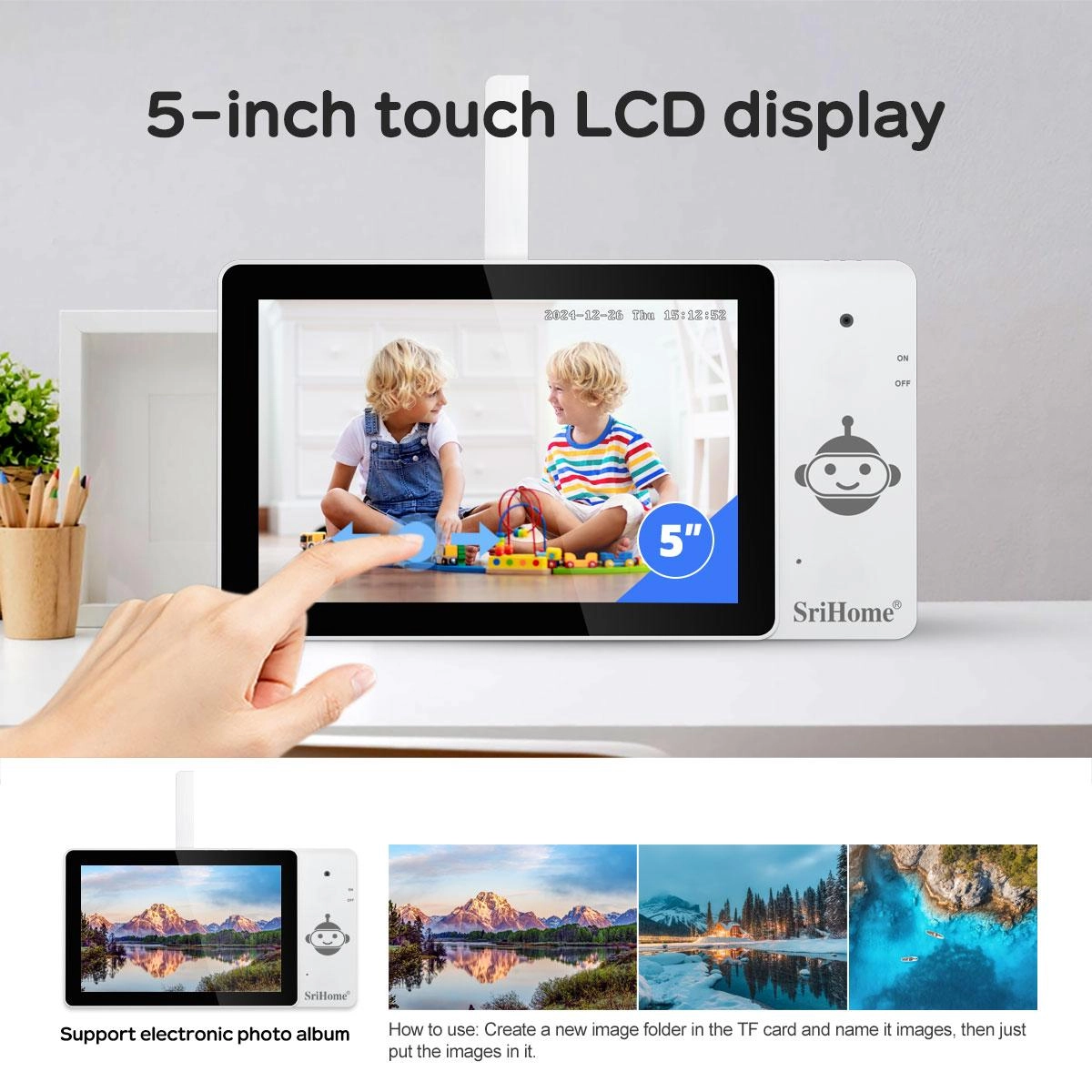 DH050 - 5 inch + SH064 - 8 megapixels