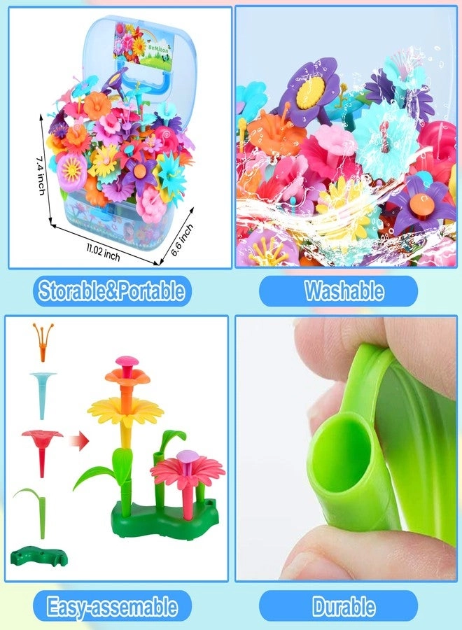 Flower Building Toy Set - 148 pcs