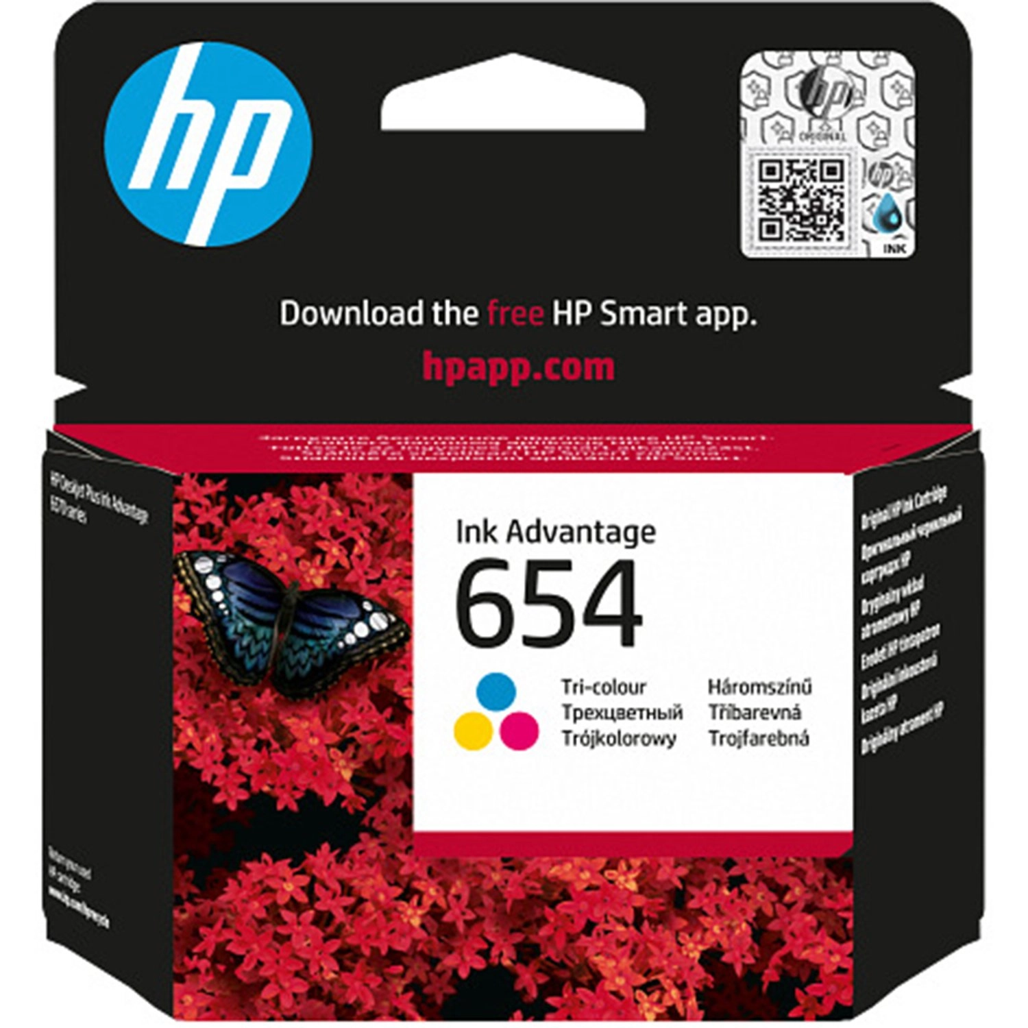 HP 654 Standard Yield Multicolor