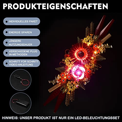 LED Light Set for LEGO 10314 - Red Battery Powered