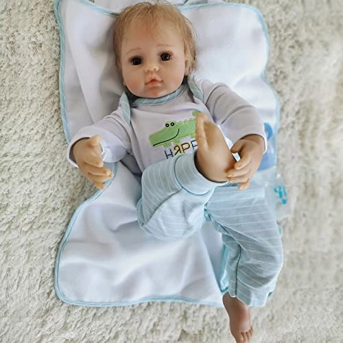 Reborn Baby Doll - 55cm 22" Vinyl Cotton Body