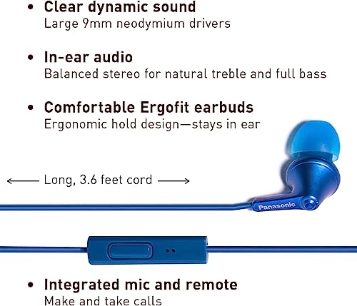 ErgoFit RP-TCM125 Wired Earbud