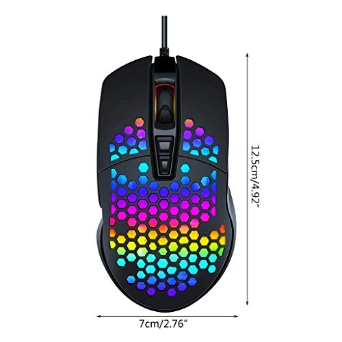 Hollow Honeycomb Gaming Mouse - USB