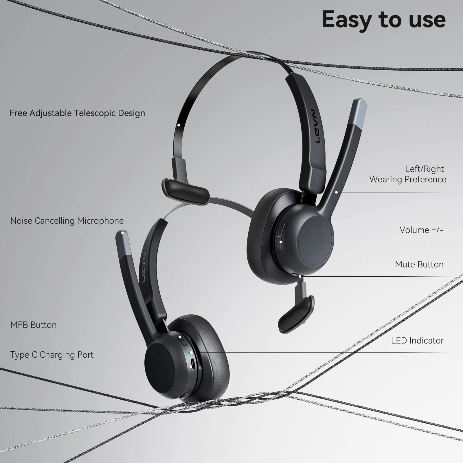 HS012 Wireless Headset