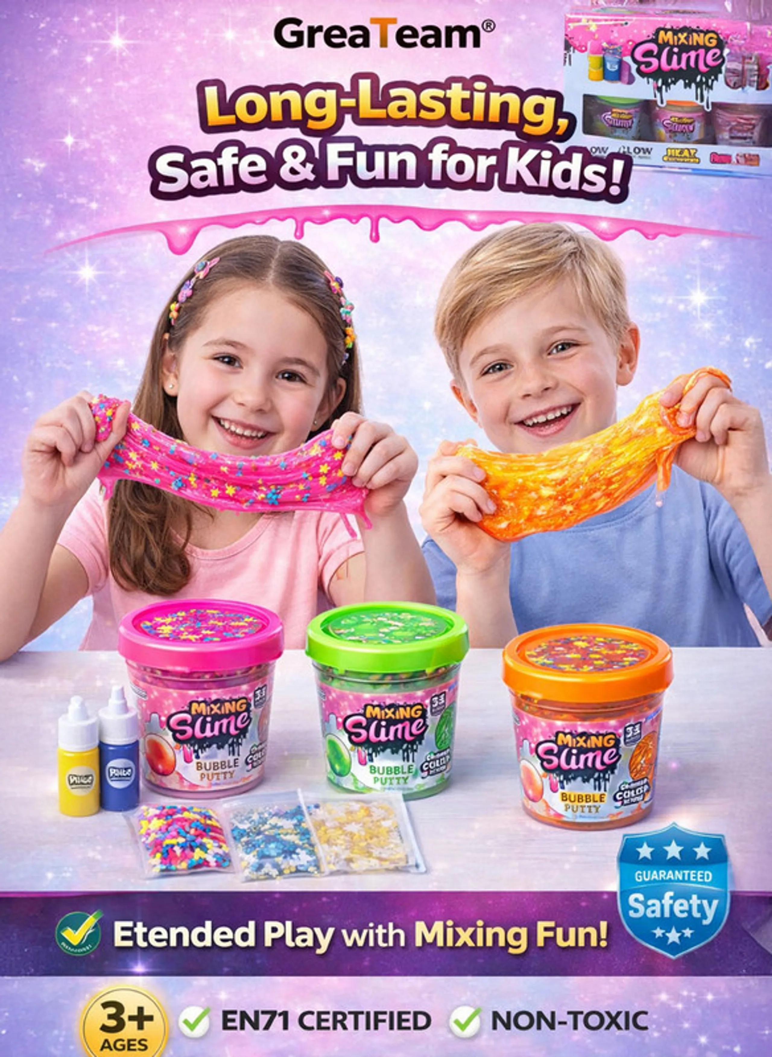 Mixing Slime - 3+ years 3 pcs