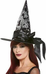 Party Zone Deluxe Reversible Sequin Witch Hat