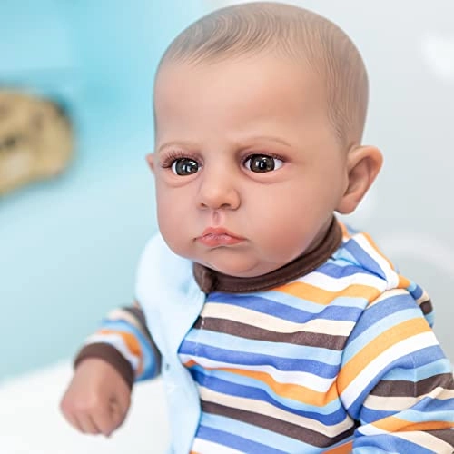 Cameron Reborn Baby Doll - 24 Inch Brown Eyes