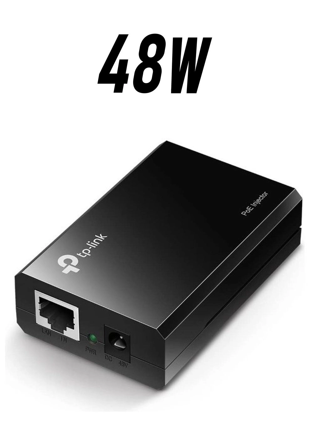 PoE Injector - 1 IEEE 802.3af 150 Mbps