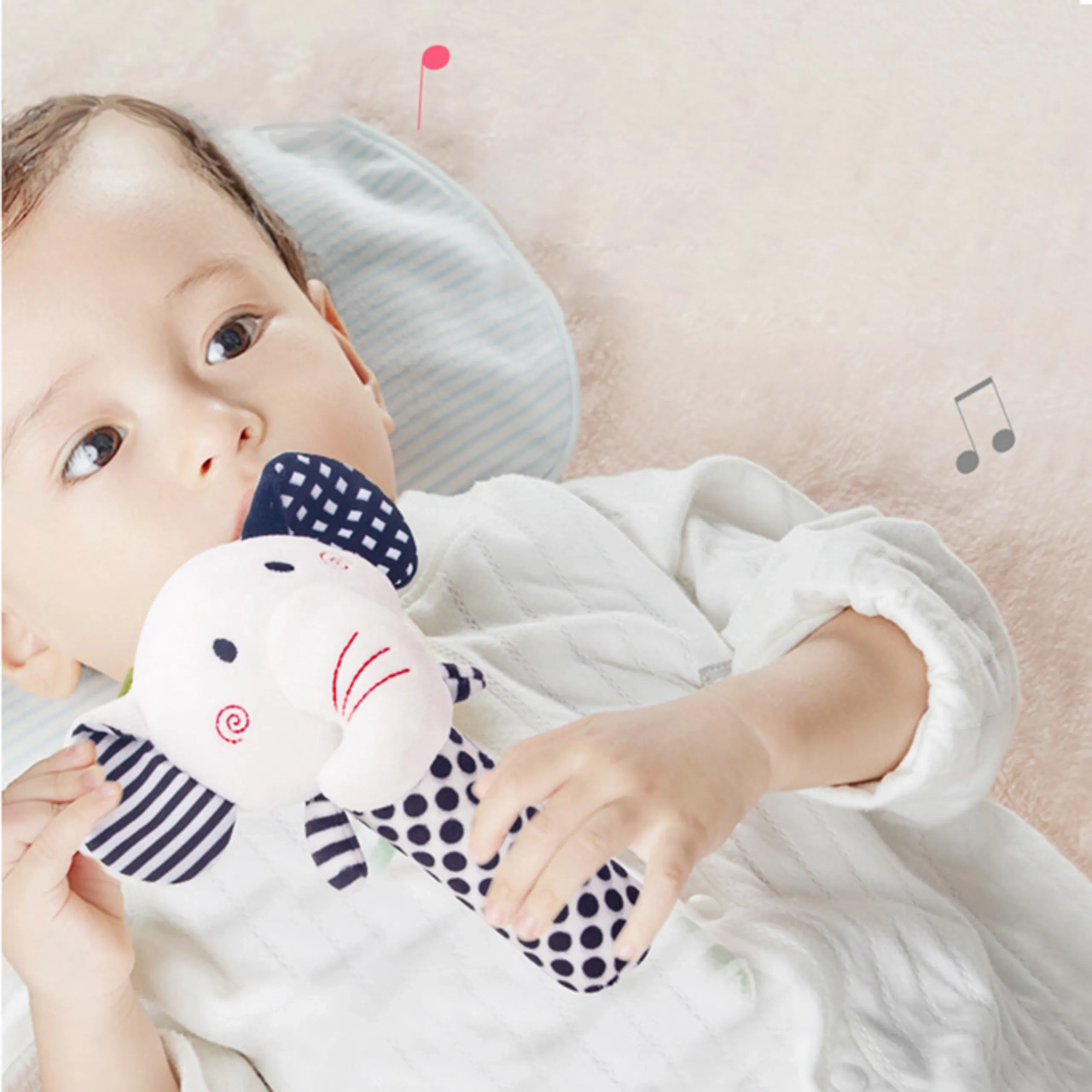 Elephant - 3 months+ soft plush