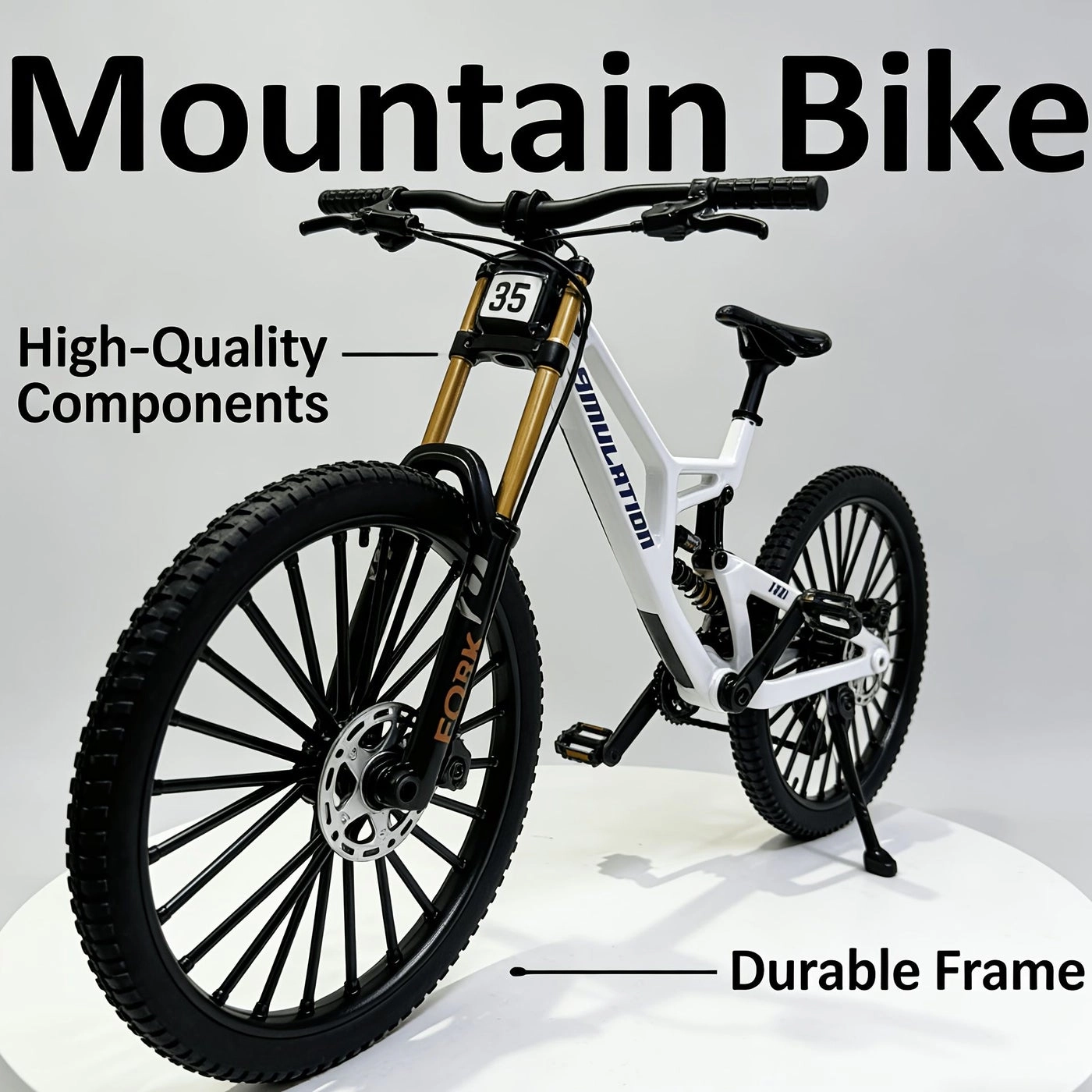 Generic Mini Bicycle Model - 1:6 Diecast Metal
