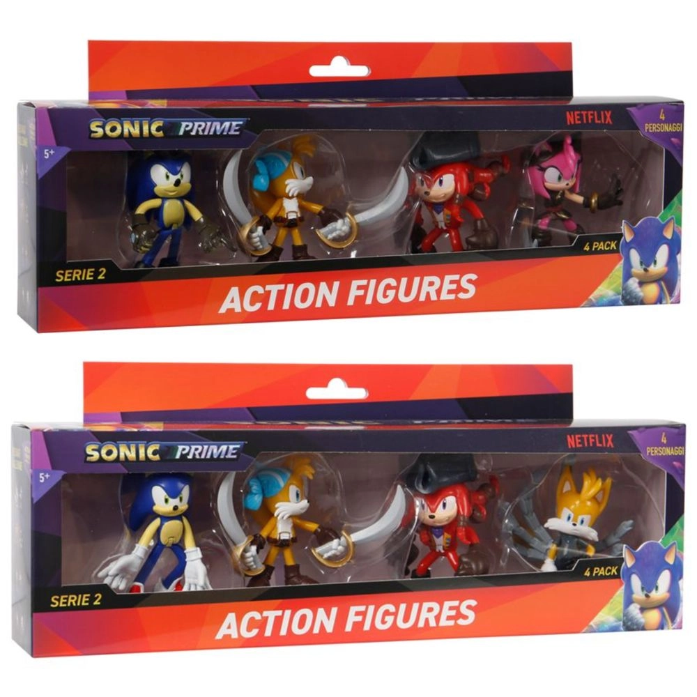 Articulated Action Figures (527-SON6240) 4 pcs