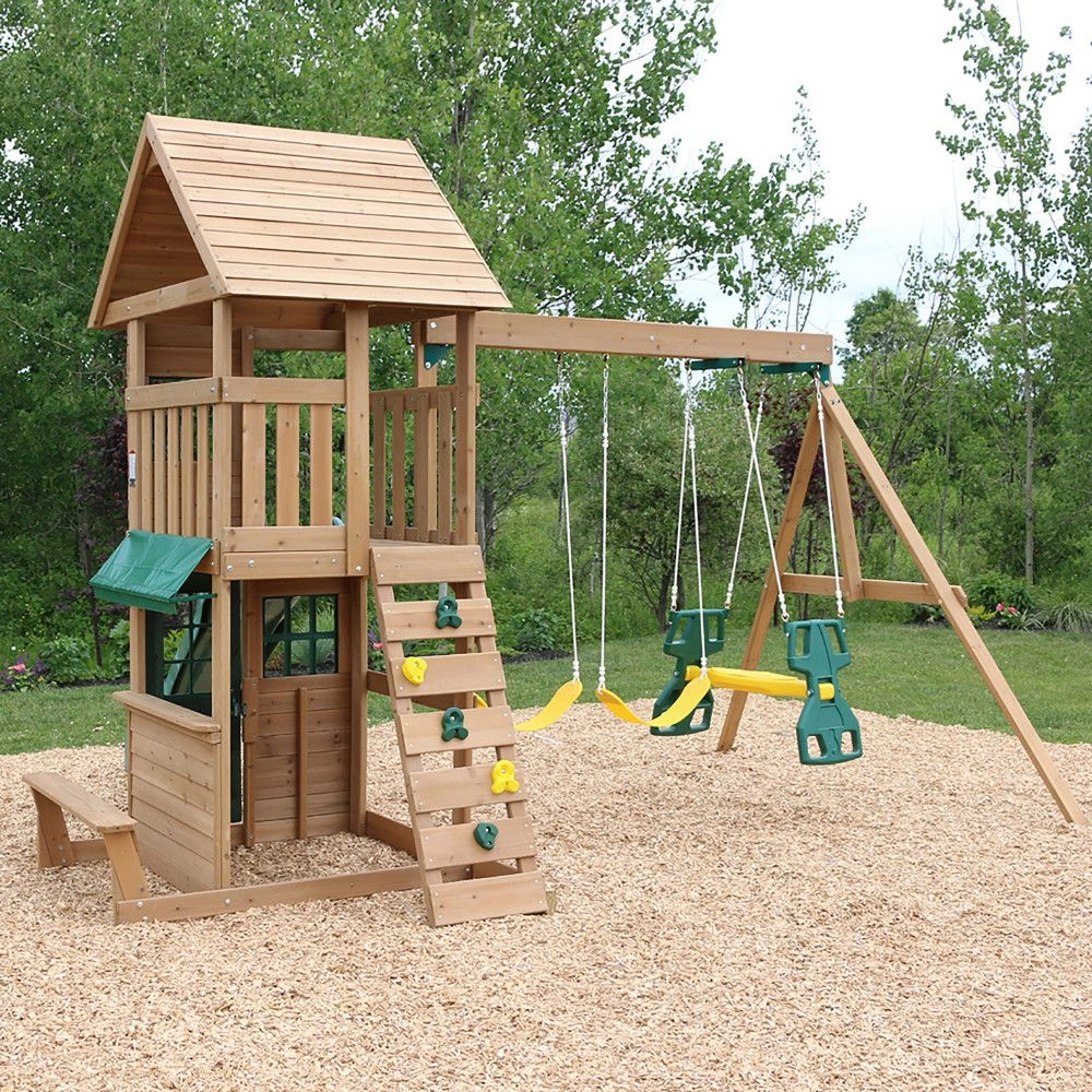 Brightside - Wooden Swing Set 3-10 Years