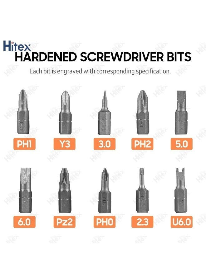 10-in-1 Ratchet Screwdriver Set Slotted and Phillips Screwdriver Set (10 Pcs)