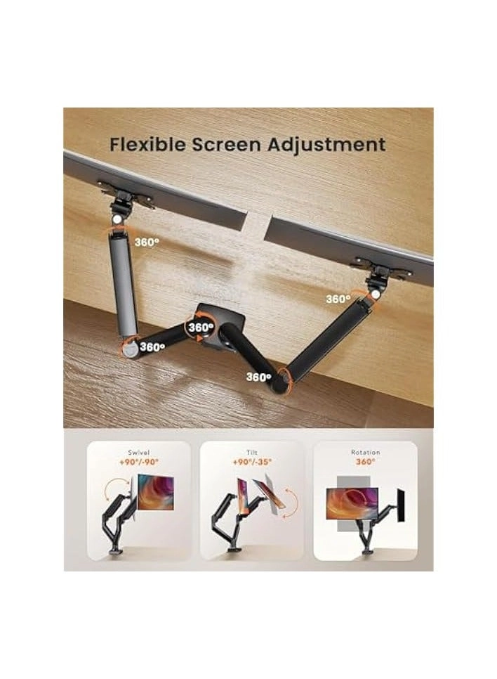 Dual Monitor Mount - 2 Monitors 32 inches 75mm or 100mm