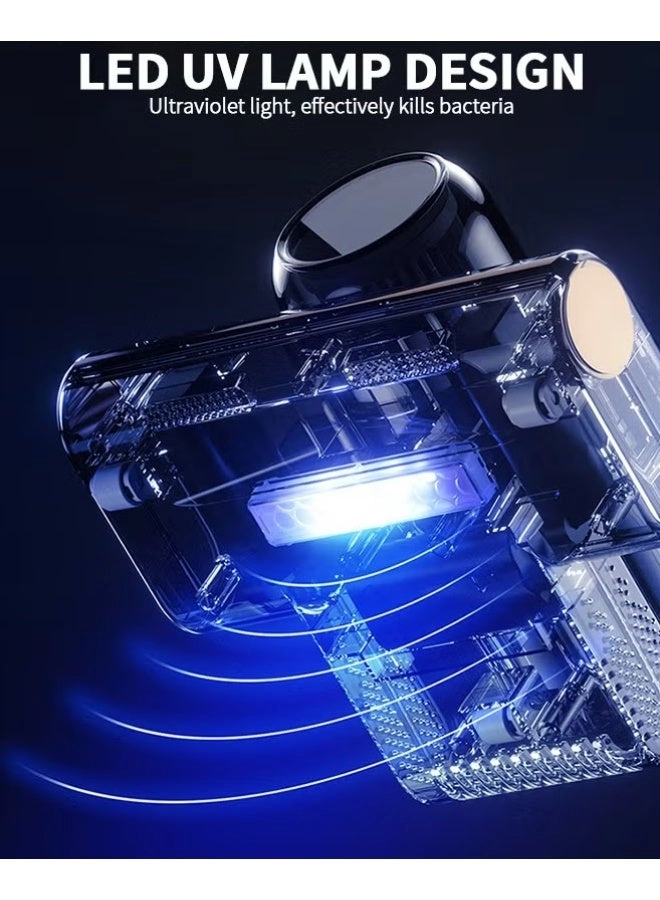 Bed UV Vacuum Cleaner - 12KPa Black