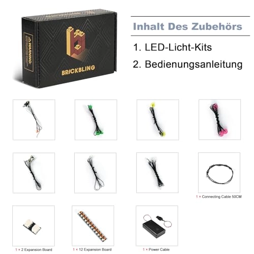 Light Kit for LEGO Pretty Pink Flower Bouquet 10342 - LED Lighting Battery Powered