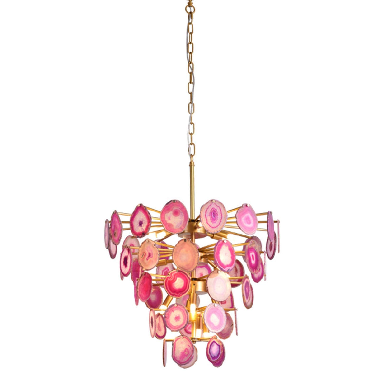 E14 Nordic Light Luxury Onyx Chandelier - G9 15 pcs 70cm