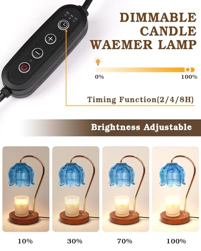 Strawberry Candle Warmer Lamp - Timer Dimmable