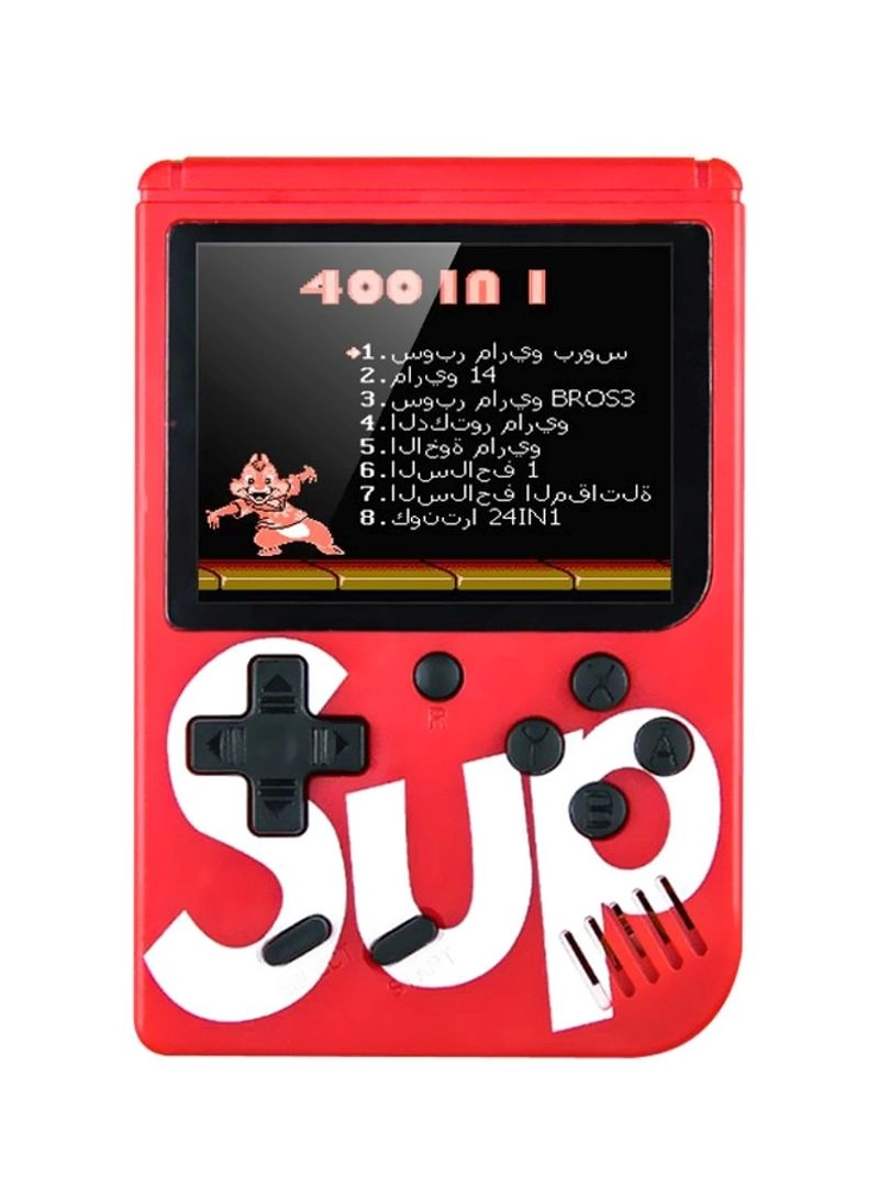 Handheld Game Console - 400 Built-in Games 3-Inch Color Screen Rechargeable Battery