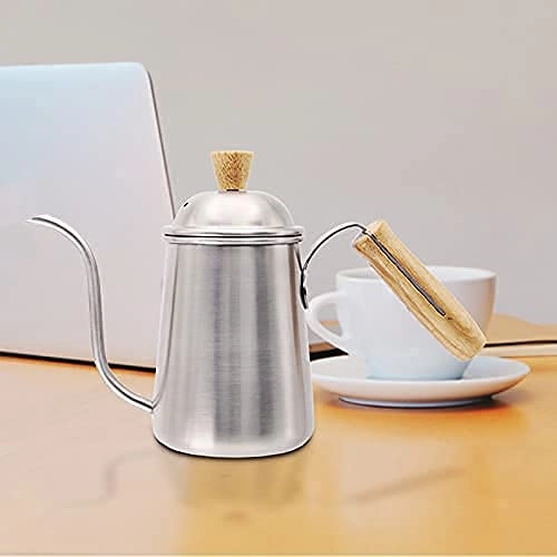 Coffee Pot - 304 Stainless Steel Wooden Handle