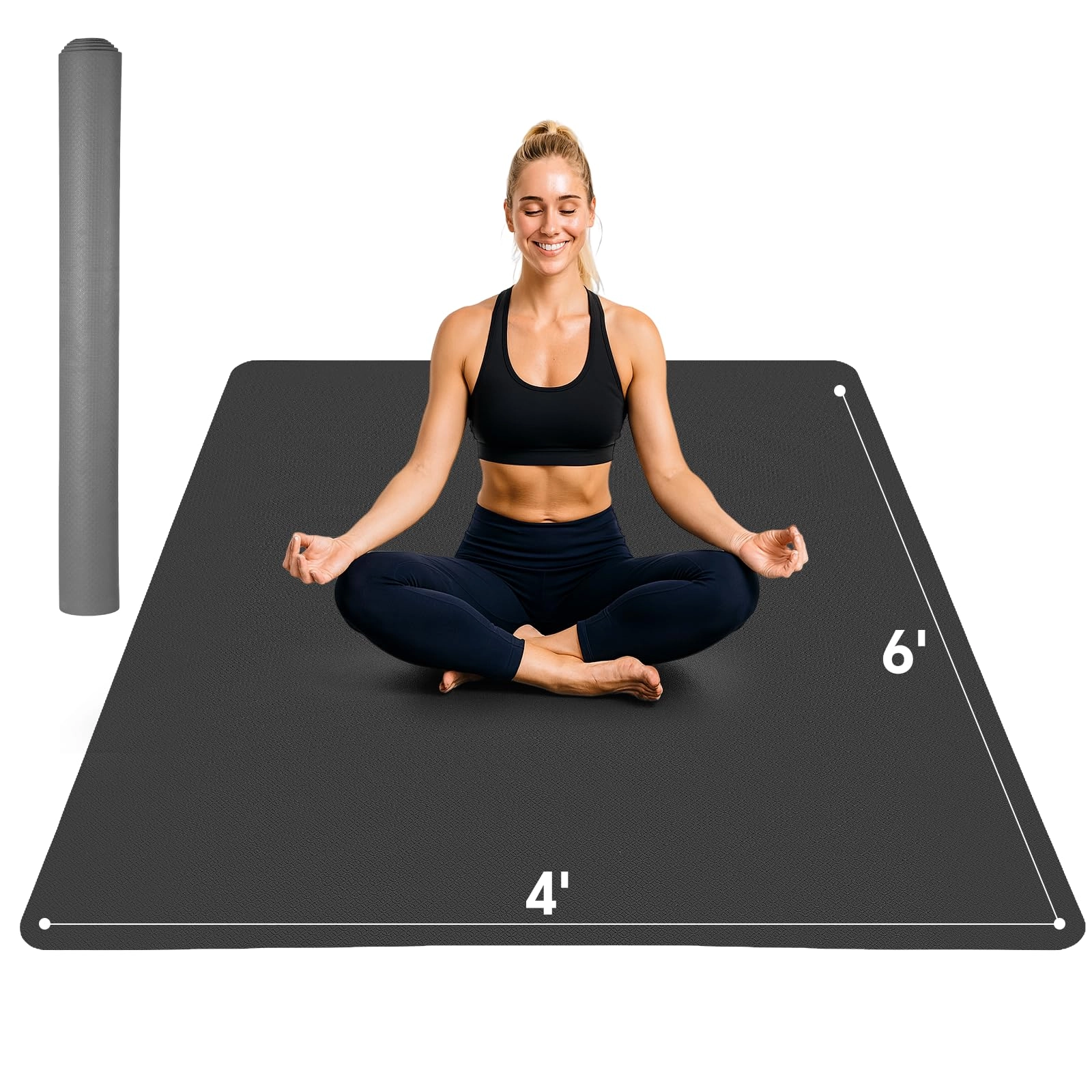 Stepwaver Extra Large Yoga Mat - Thermoplastic Elastomers 6mm
