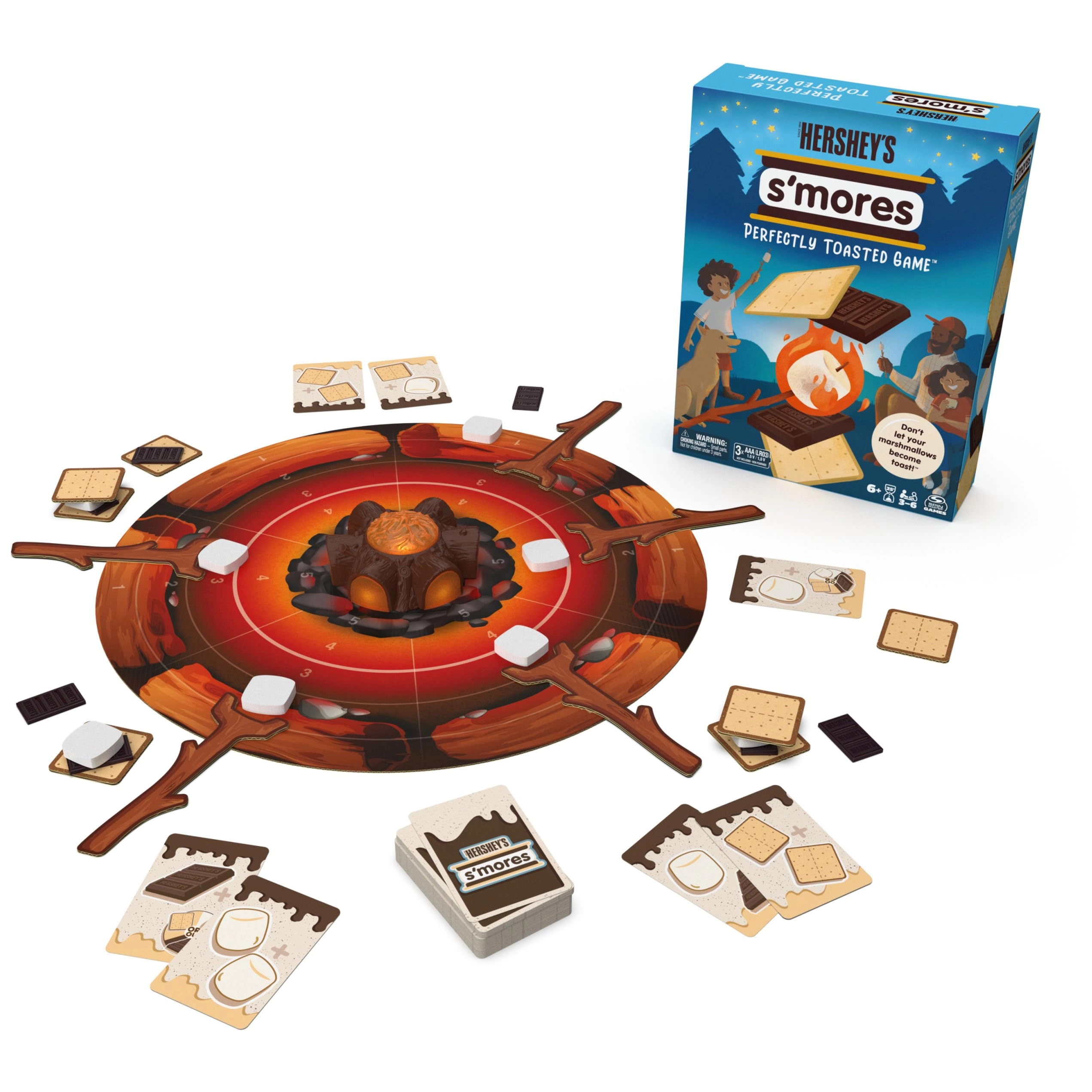 Spin Master HERSHEY’S S’mores Perfectly Toasted Game - 6 years+