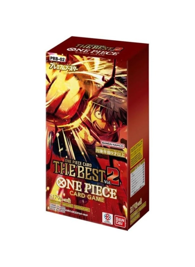 ONE Piece Card Game The Best Vol.2 - Japanese 10 Packs