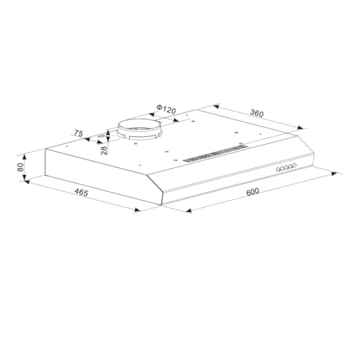 Bolero Flux CM 602100 - 228 m³/h 60 cm