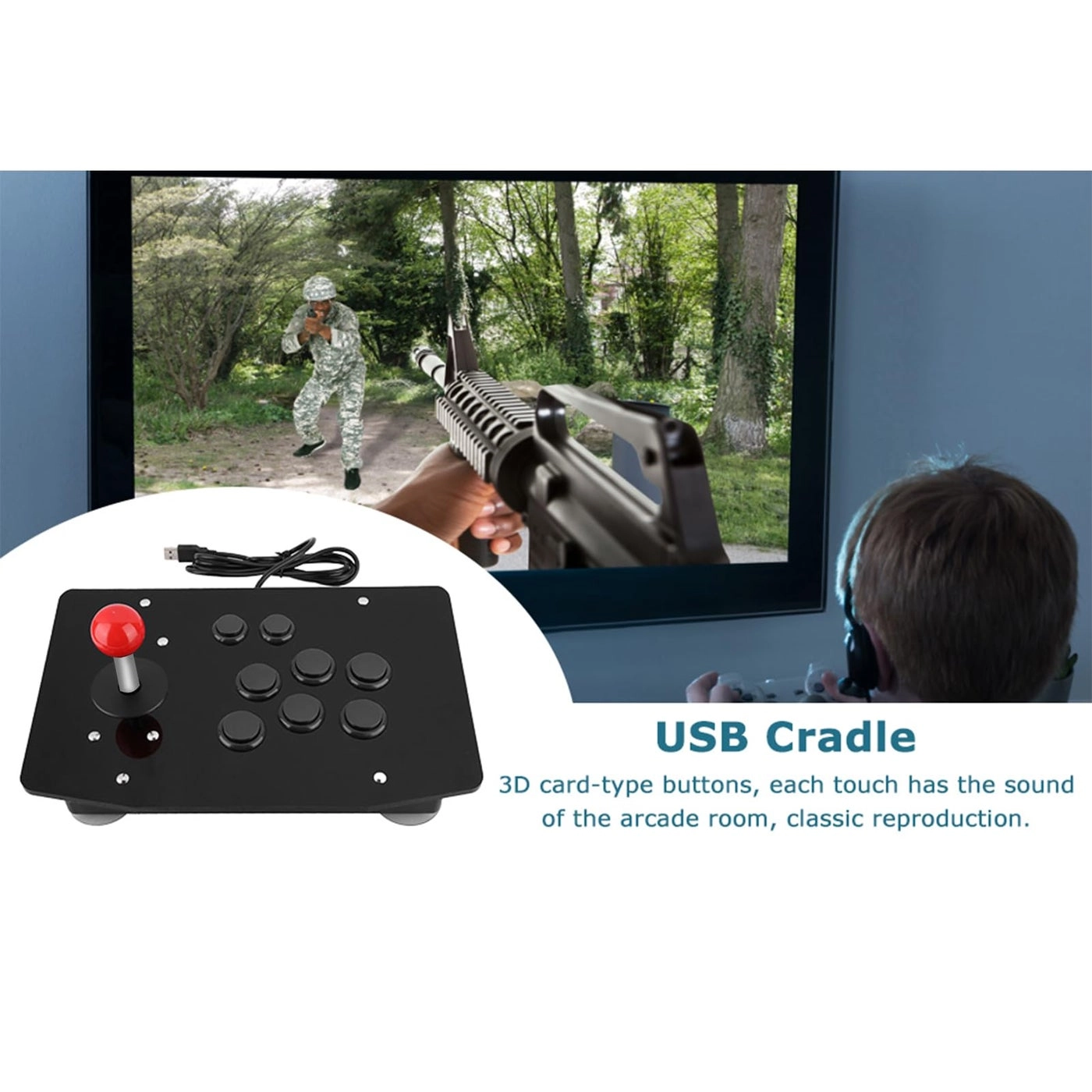 Stick Joystick - USB Suction Cup