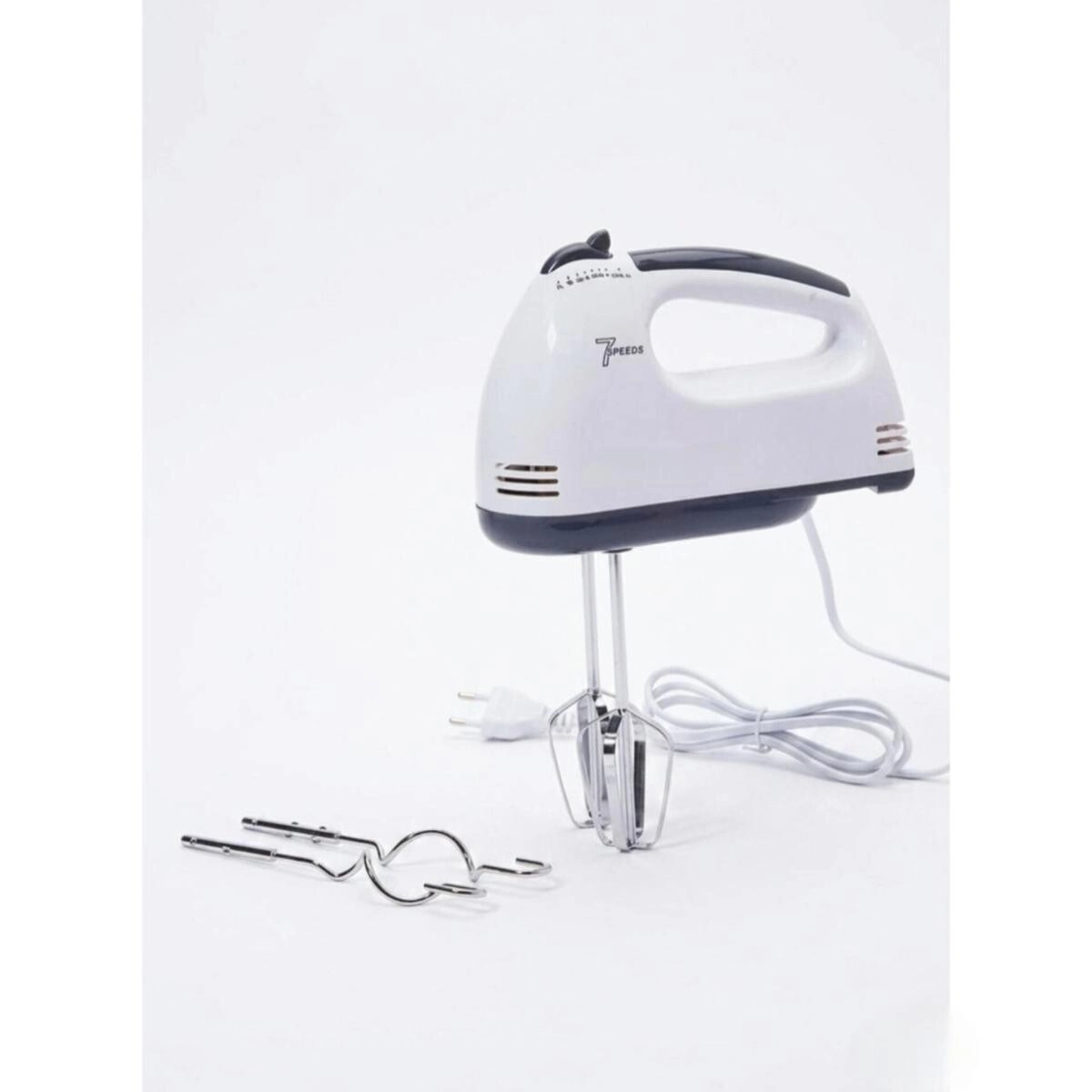 Electric Hand Mixer - Multiple Speed Control Stainless Steel Beaters