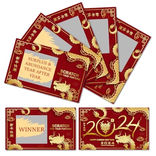 Dragon Scratch Off Lucky Card - 36 piece(s) Adult