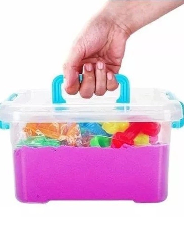magic sand toy - compressible stretchable multi-colored