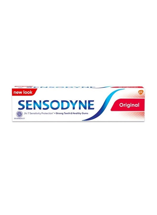 Sensodyne Original Flavour With Fluoride Strontium Chloride Toothpaste 100 grams