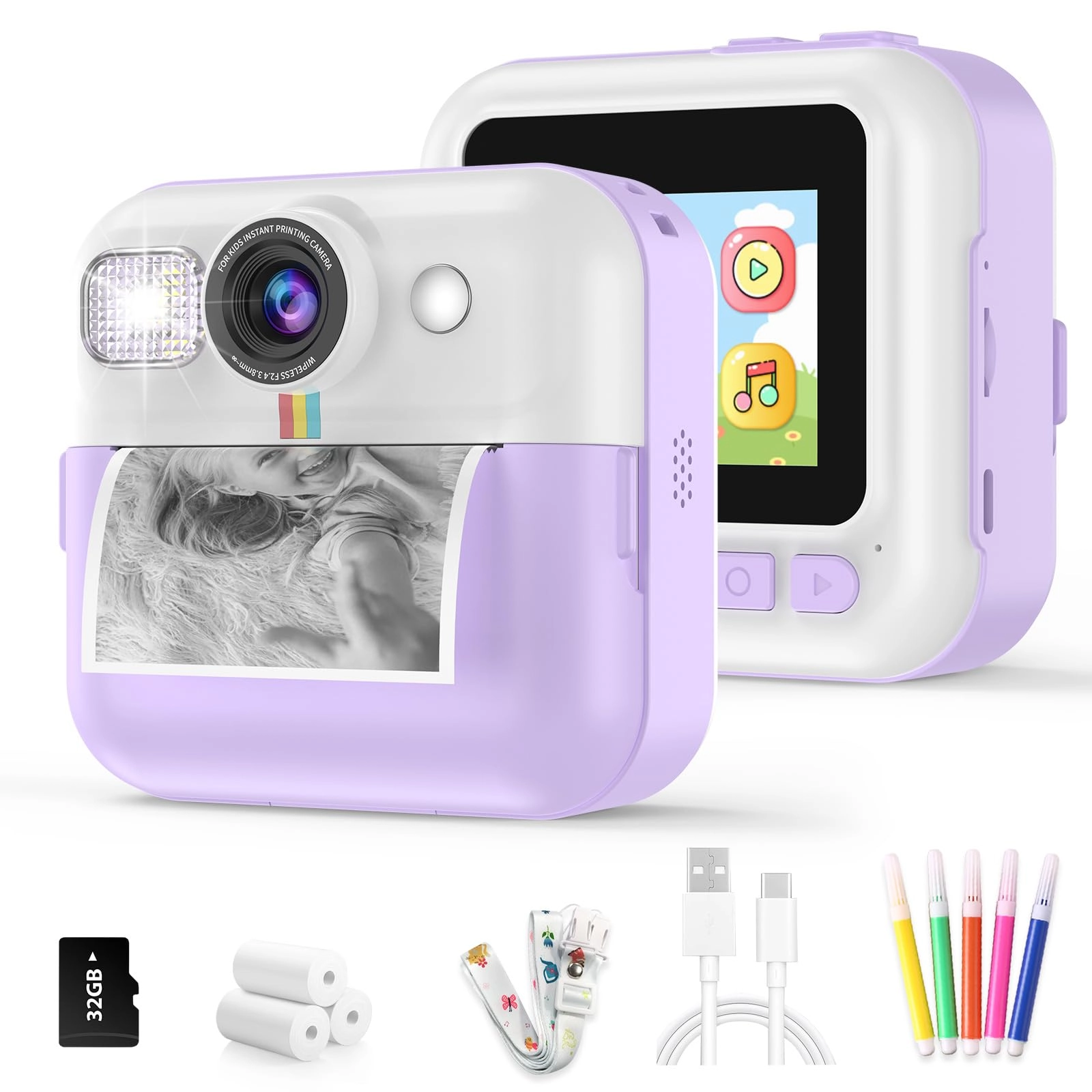 BOFIDAR CP02 - Instant Print 1080P 2.4 Inches