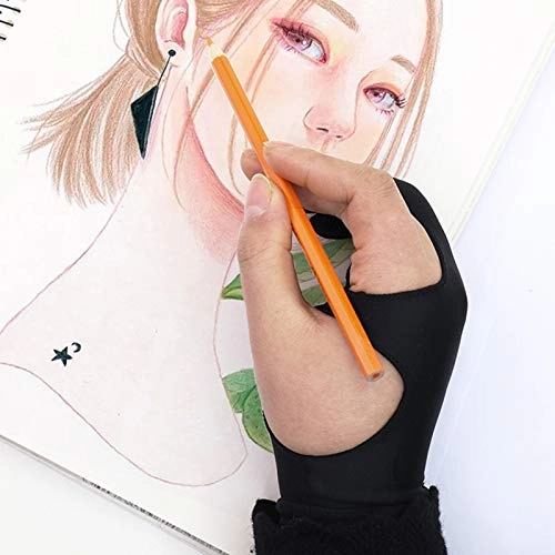 2-Finger Sketch Writing Gloves