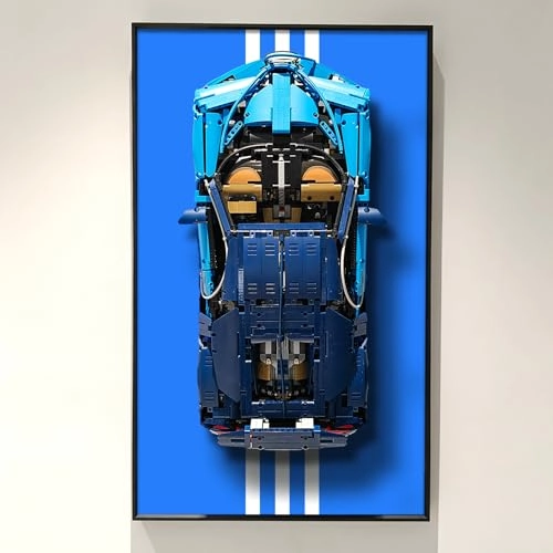 Display Wall Mount for LEGO Bugatti Chiron 42083 - 74.9X45cm
