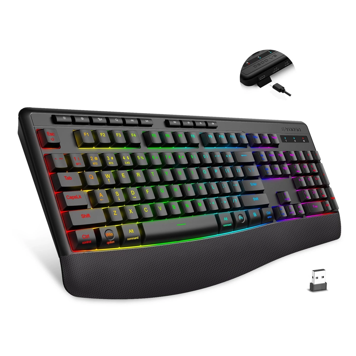 RGB Wireless Keyboard - Wired/Wireless