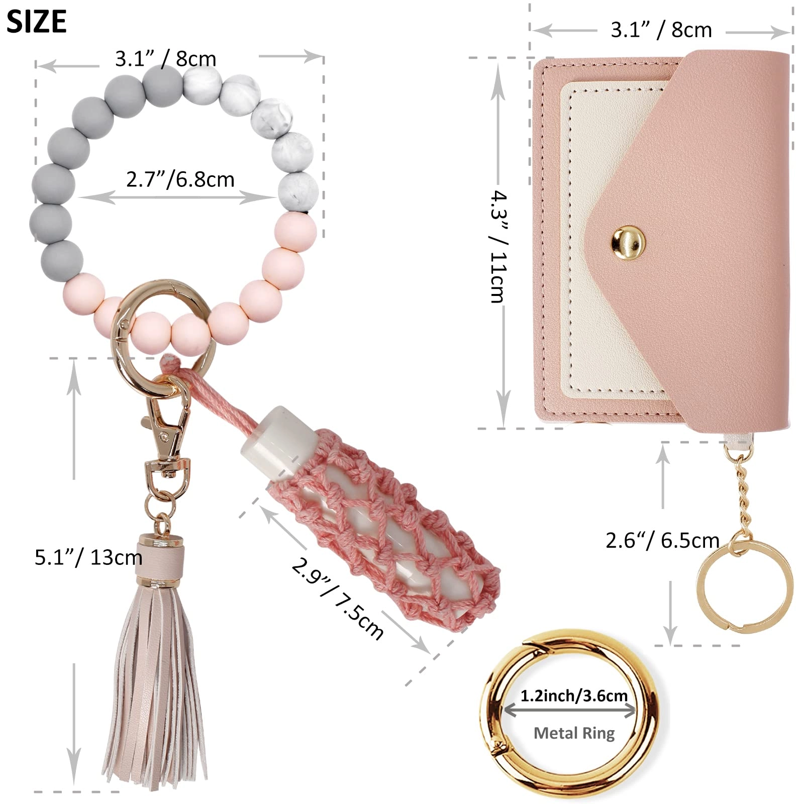 Silicone Key Ring Bracelet - Car