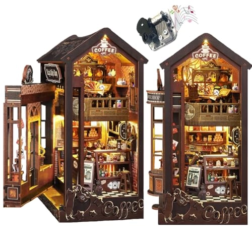 3D Wooden Puzzle Bookshelf Insert - Library of Books 1:24