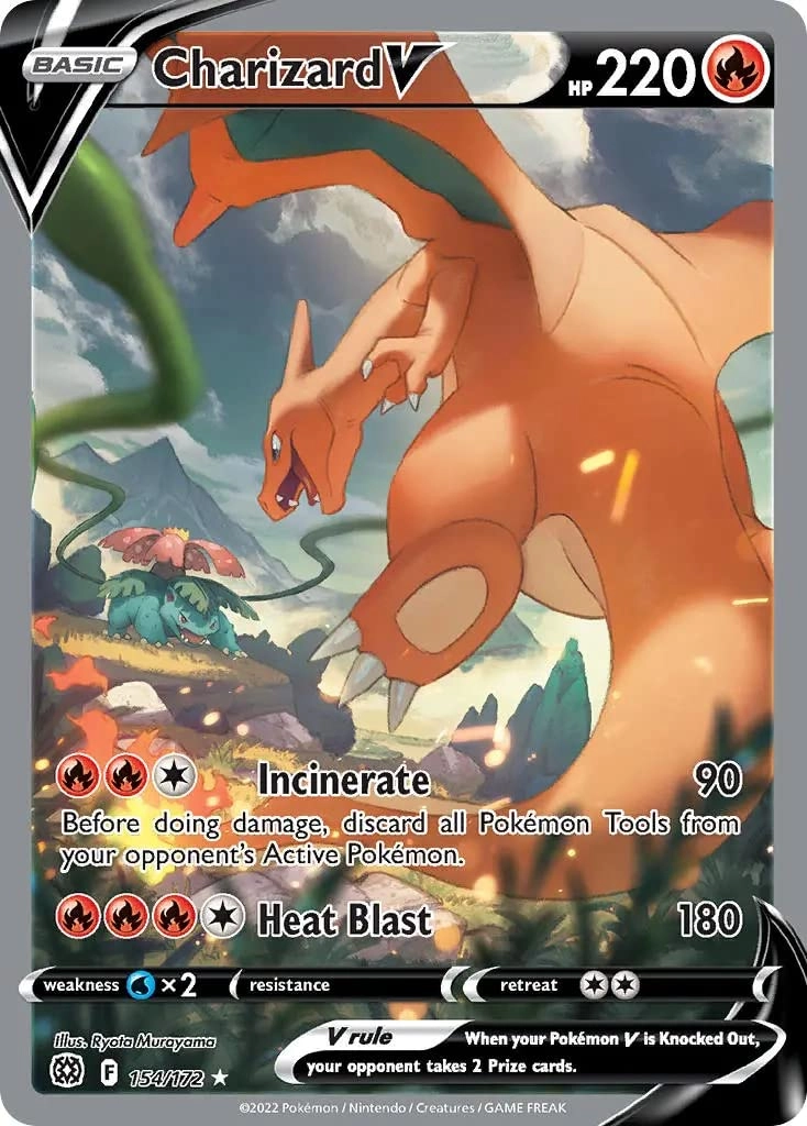 Pokemon USA, Inc. Charizard V 154/172