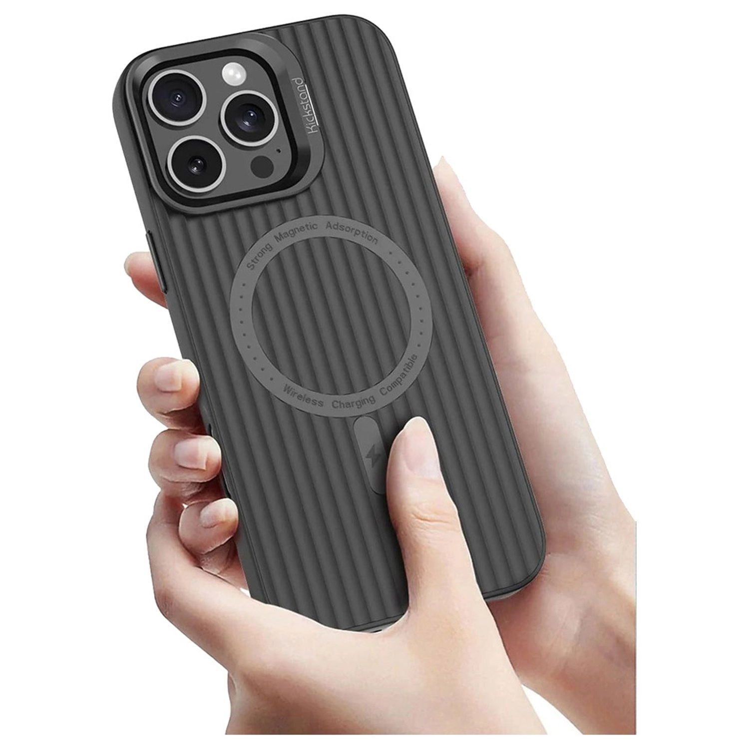 Case Built-In Kickstand with MagSafe for iPhone 16 Pro