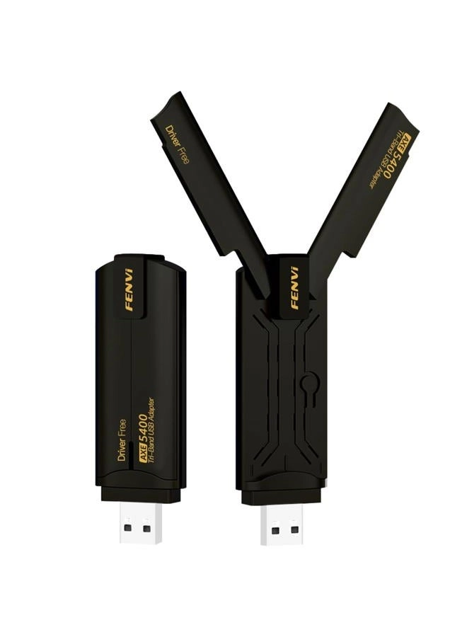F FENVI AX5400 - Tri-Band 6GHz 5GHz 2.4GHz USB 3.0 WiFi 6E