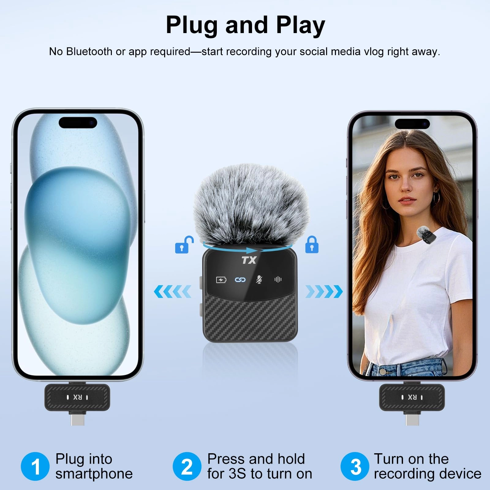 MS9 Lightning+USB Microphone
