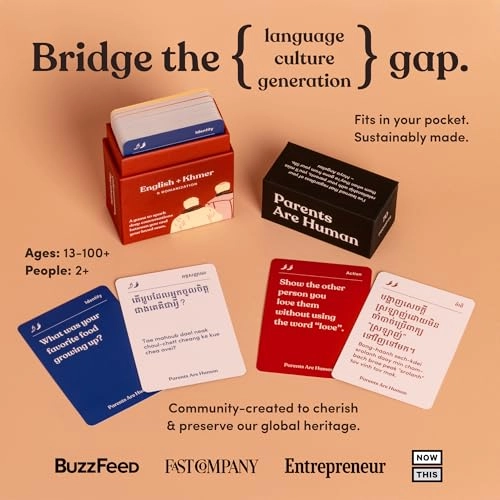 Bilingual Conversation Cards - 13 years and up 70 pieces