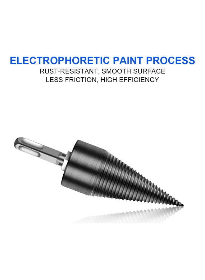 Square Shank Firewood Log Splitter Drill Bit - carbon steel 1 piece