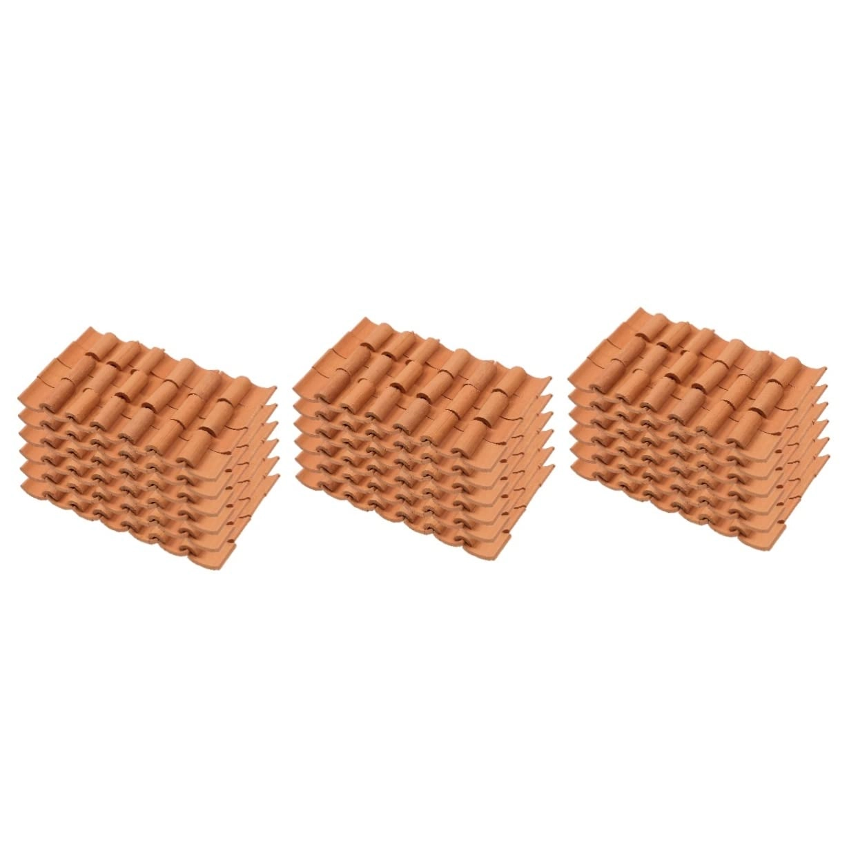 ZHUGI Mini Roof Tiles - Pottery clay