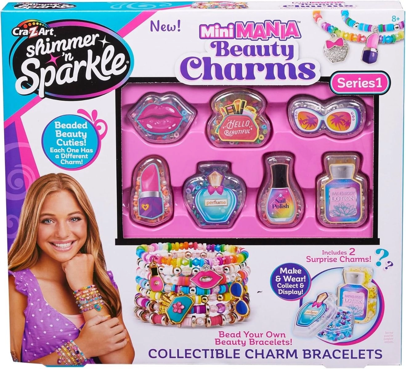 SHIMMER N SPARKLE Mini Mania Beauty Charms - 1420 pcs 8+ years