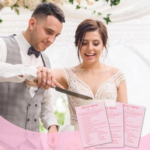 Bridal Shower Games Cards - 30 game cards Adult