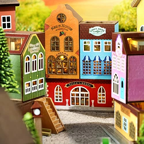 Miniature Wooden Dollhouse Furniture Kit - Creative Room 1:24